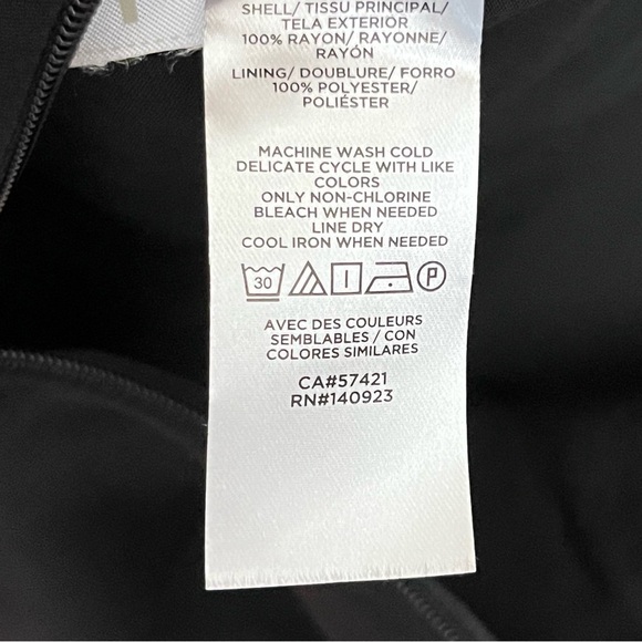 LOFT Black Flutter Sleeve V Neck Wrap Tie Waist Romper Dress Size 2 - Picture 11 of 13